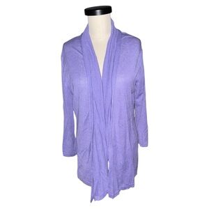 August Silk Lavender Cardigan Sweater